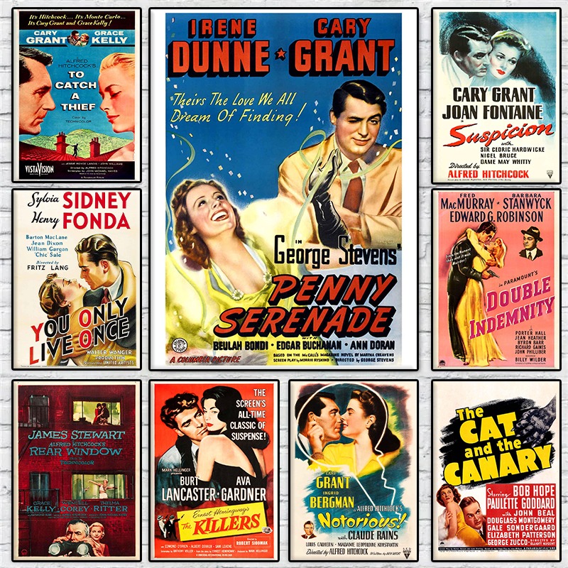 Home Cinema Films - مجموعة ملصقات أفلام الحب الكلاسيكية الأمريكية