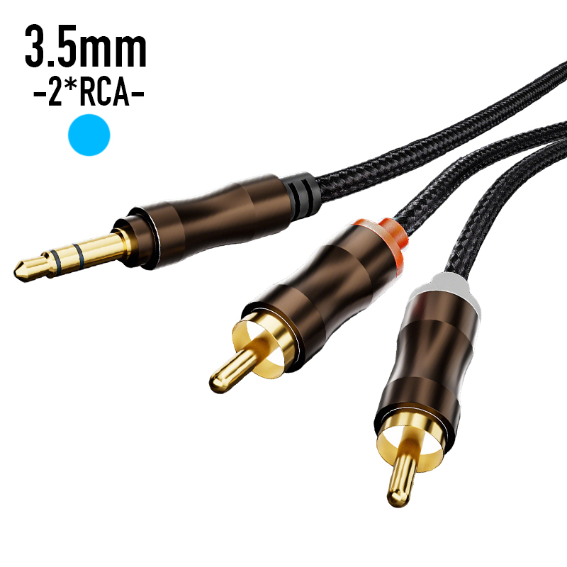 Home Cinema Unit - كابل صوت RCA إلى 3.5 ملم،