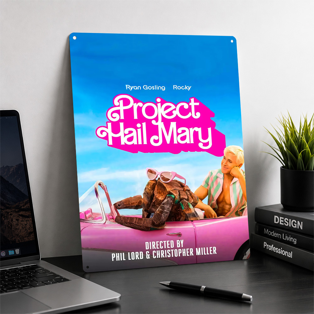 لوحة معدنية عتيقة مخصصة بتصميم - مراجعة Home Cinema Films وسعره
