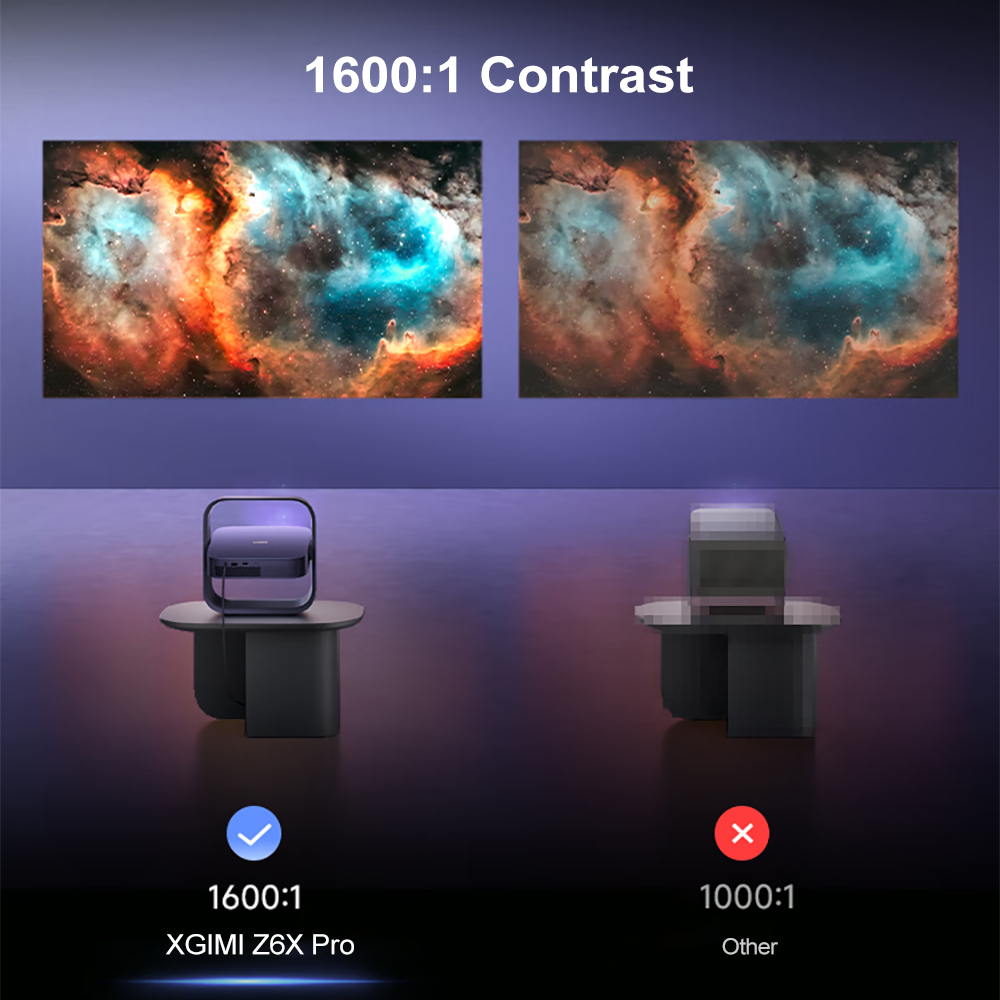 جهاز عرض XGIMI Z6X Pro DLP بدق - مراجعة Home Cinema Kardon Harman وسعره