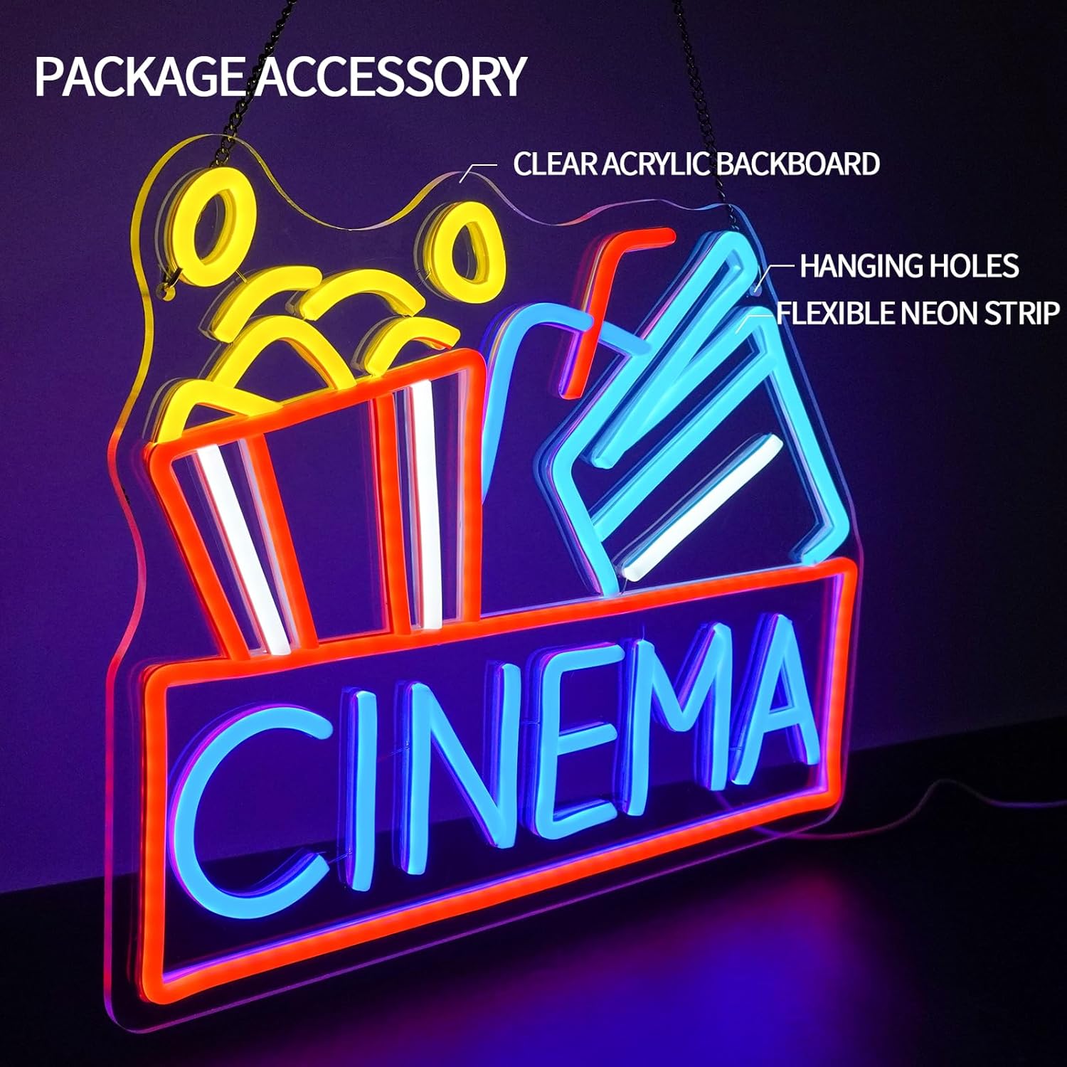 سينما النيون USB بالطاقة LED ع - مراجعة Home Cinema Films وسعره